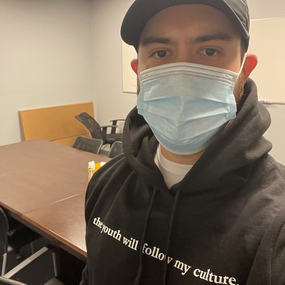 Black printed X-Large hoodie - Picture 7 of 7